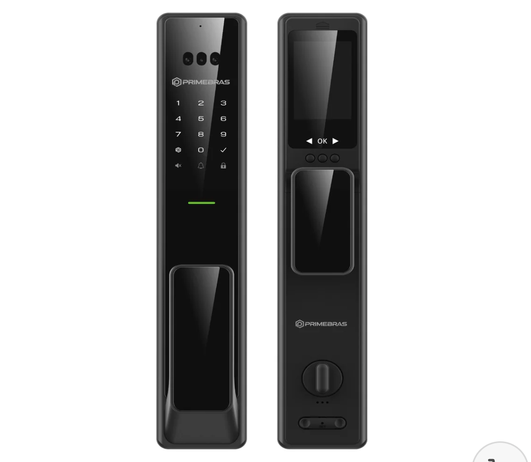 Primebras Zurich — Fechadura Digital de Embutir com Reconhecimento Facial