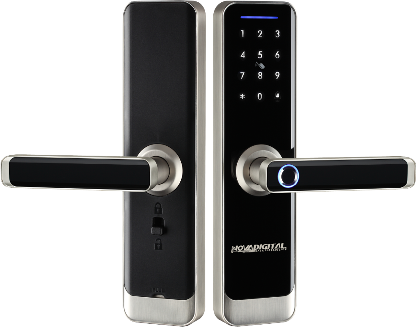 Nova Digital SL-06 — Fechadura Biométrica Inteligente de Embutir