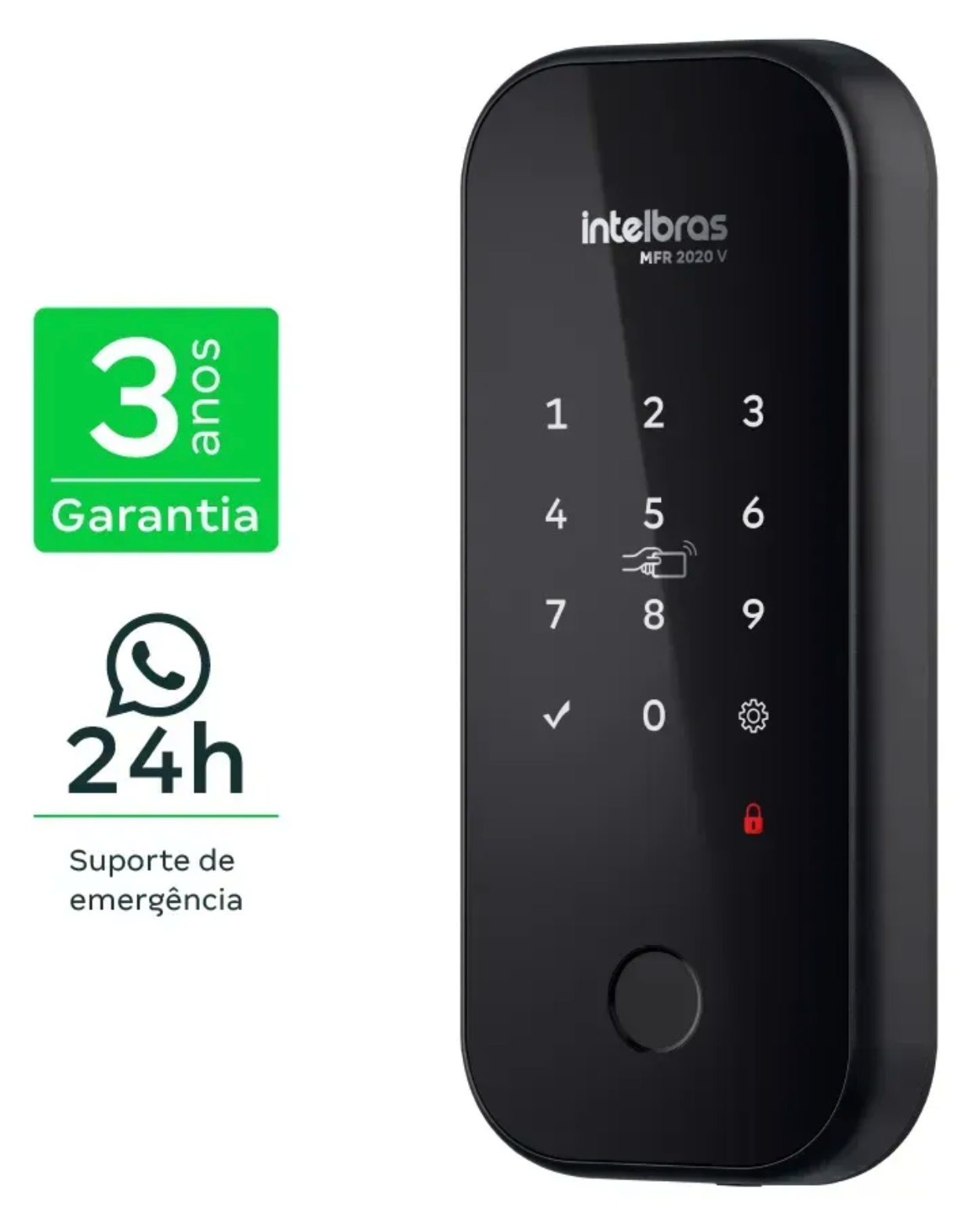 Intelbras MFR 2020 V — Segurança com Biometria