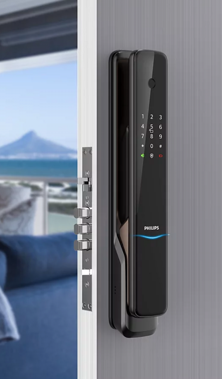 Philips 9300 — Fechadura Inteligente Push-Pull de Embutir